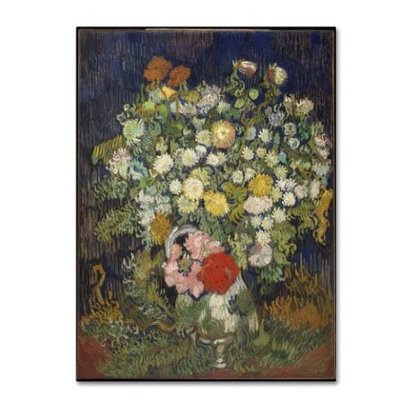 Trademark Fine Art Van Gogh 'Bouquet Of Flowers In A Vase' Canvas Art, 24x32 AA01170-C2432GG